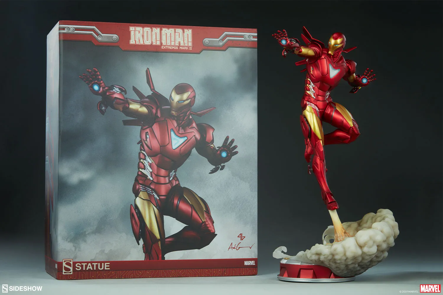 1/5 Scale - Iron Man - Extremis Mark II Statue - Exclusive Version - MINT IN BOX