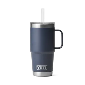 25 oz. / 739ml Straw Mug w/ Straw Lid - Navy