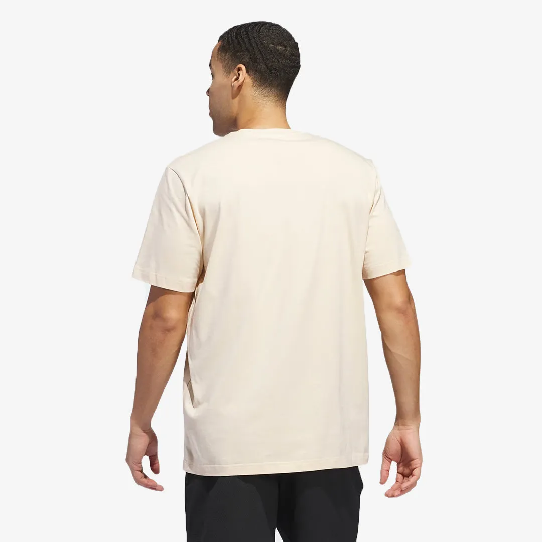 Adidas | LIL STRIPE PHOTOREAL GRAPHIC TEE  { CRYSTAL SAND