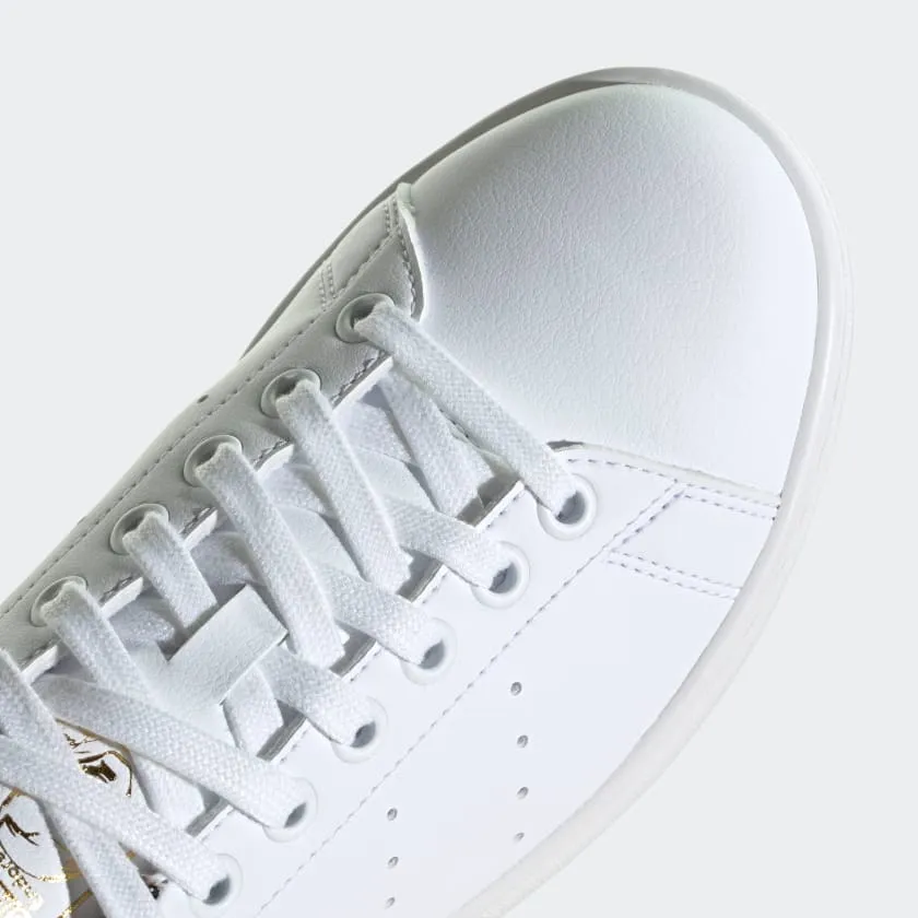 Adidas Women's Stan Smith Shoes - Cloud White / Wild Brown / Gold Metallic