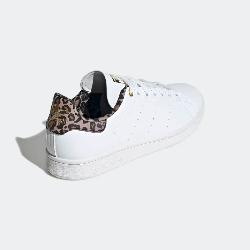 Adidas Women's Stan Smith Shoes - Cloud White / Wild Brown / Gold Metallic