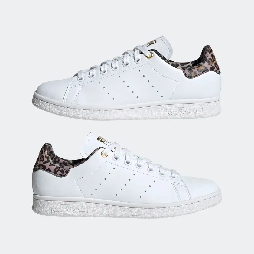 Adidas Women's Stan Smith Shoes - Cloud White / Wild Brown / Gold Metallic