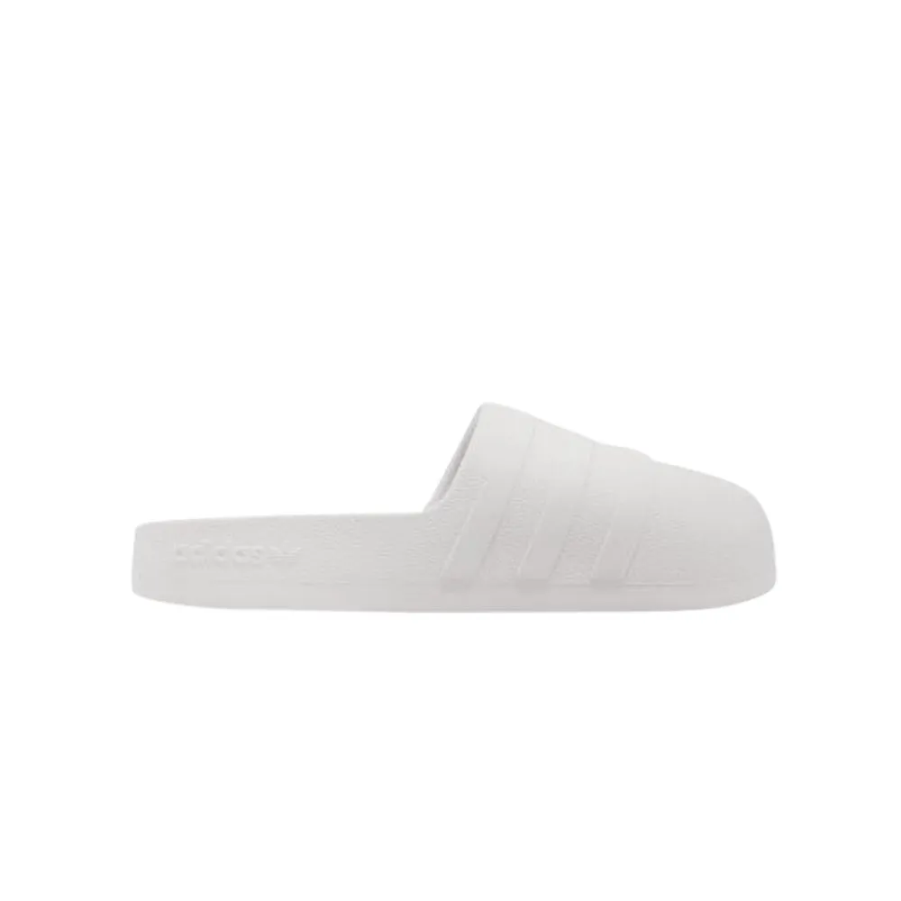 adiFOM adilette (White/White/Black)