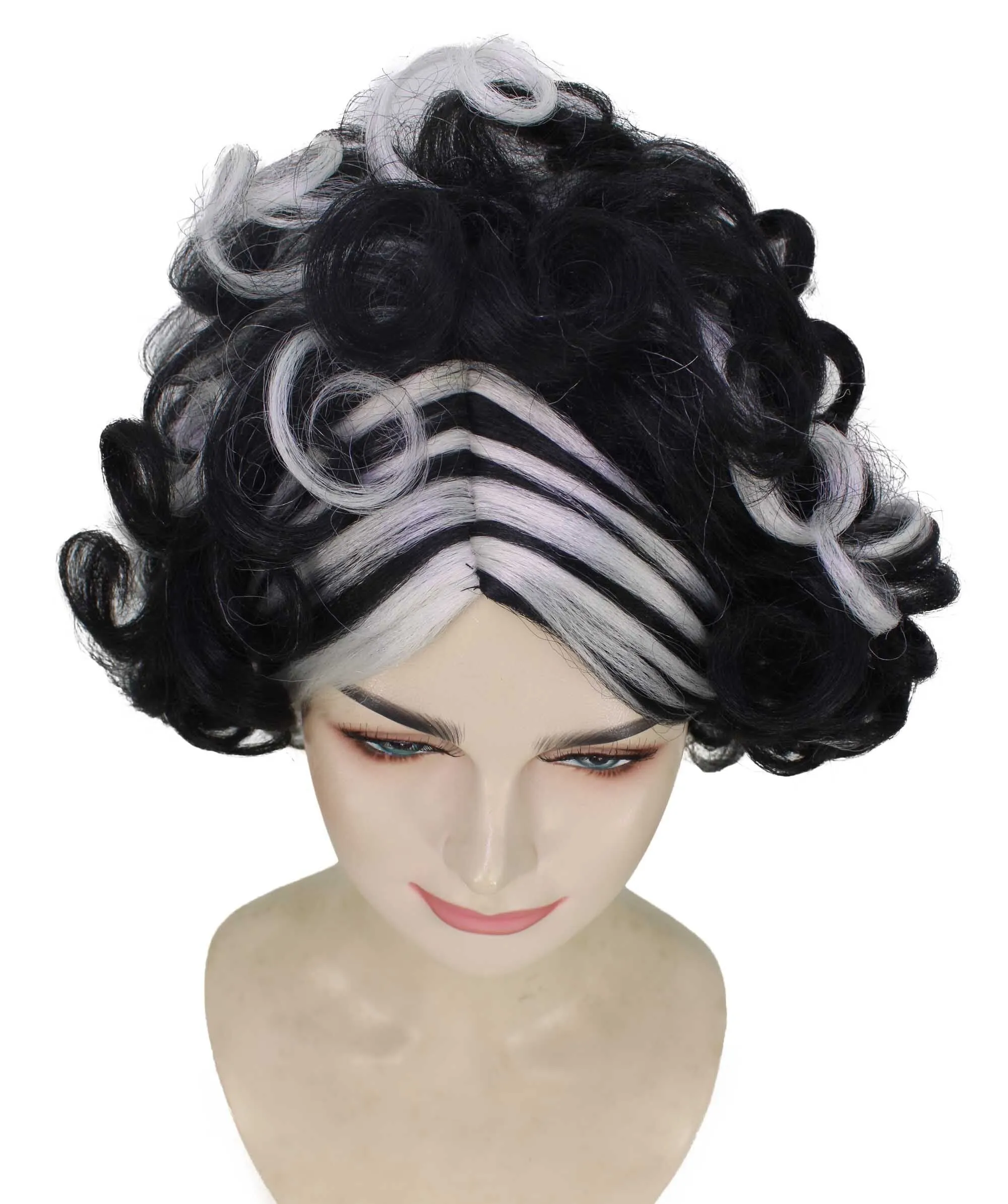 Adult Women's Halloween Carnival Wig | Perfect for Halloween & Cosplay Event | Flame-retardant Synthetic Fiber