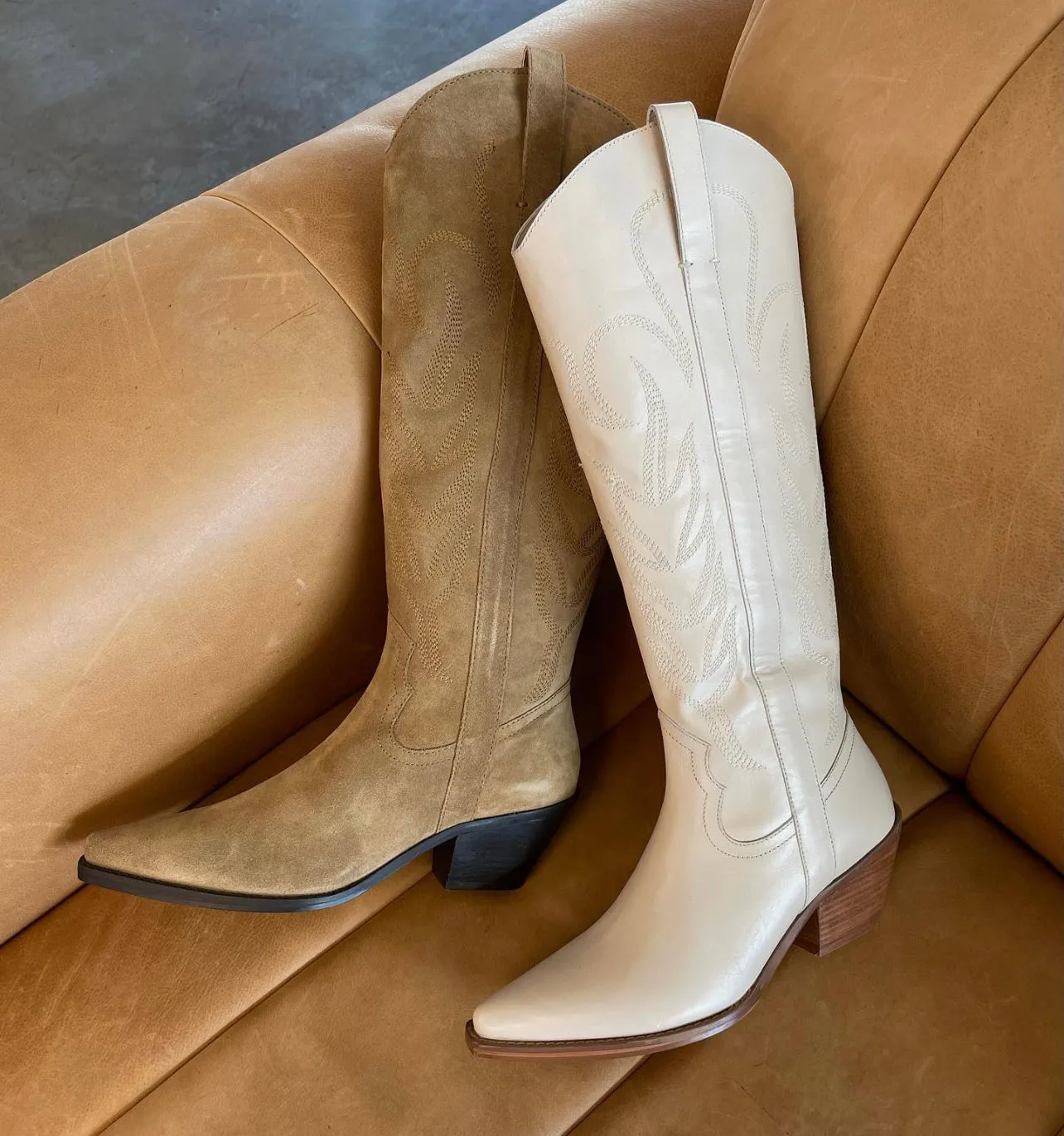 Agency Matisse Western Boot Tan