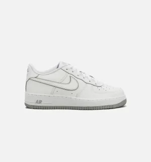 Air Force 1 Wolf Grey Grade School Lifestyle Shoe - White/Grey