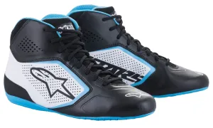 ALPINESTARS 2711521_1278_10 Karting shoes TECH-1 K START V2, black/white/light blue, Size 43