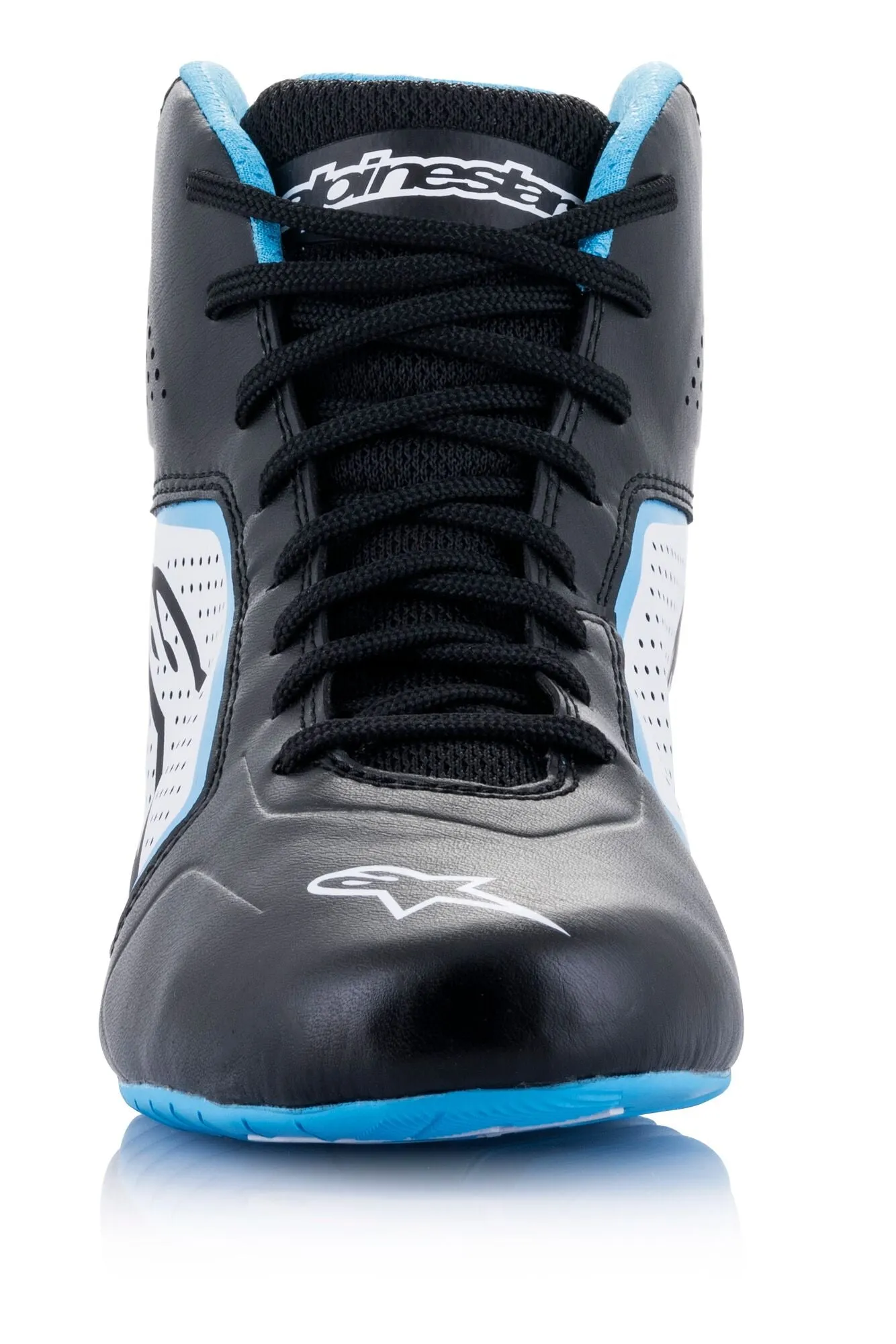 ALPINESTARS 2711521_1278_10,5 Karting shoes TECH-1 K START V2, black/white/light blue, Size 43,5