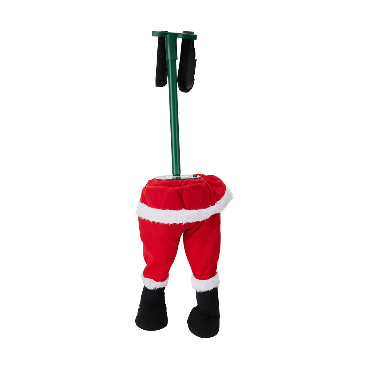 Animated Kicking Santa Legs - Red