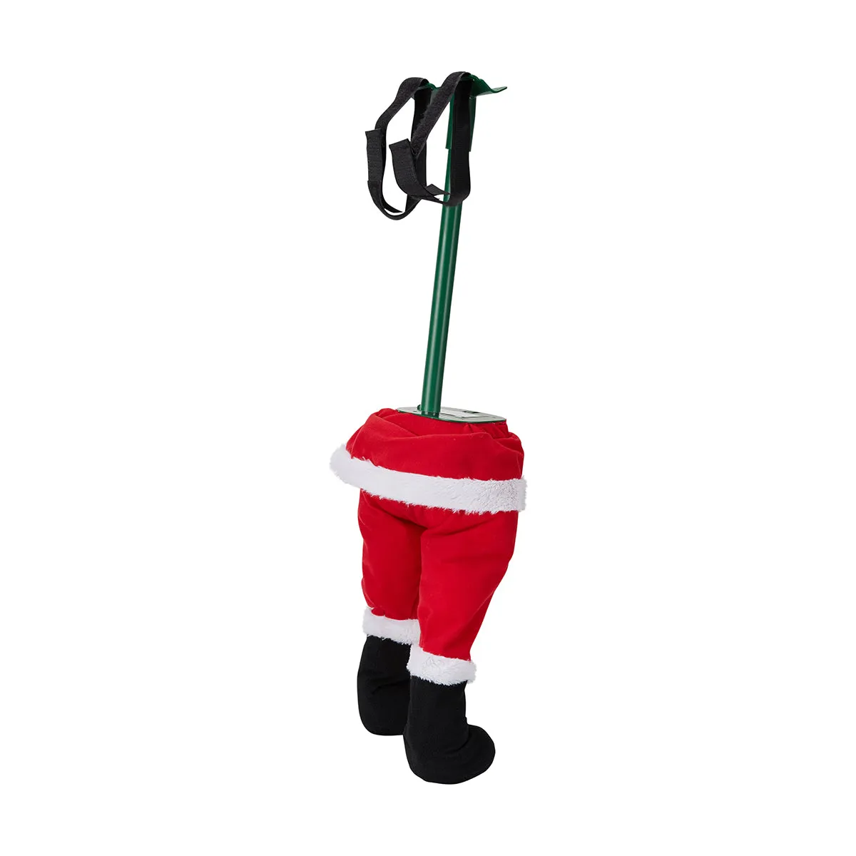 Animated Kicking Santa Legs - Red