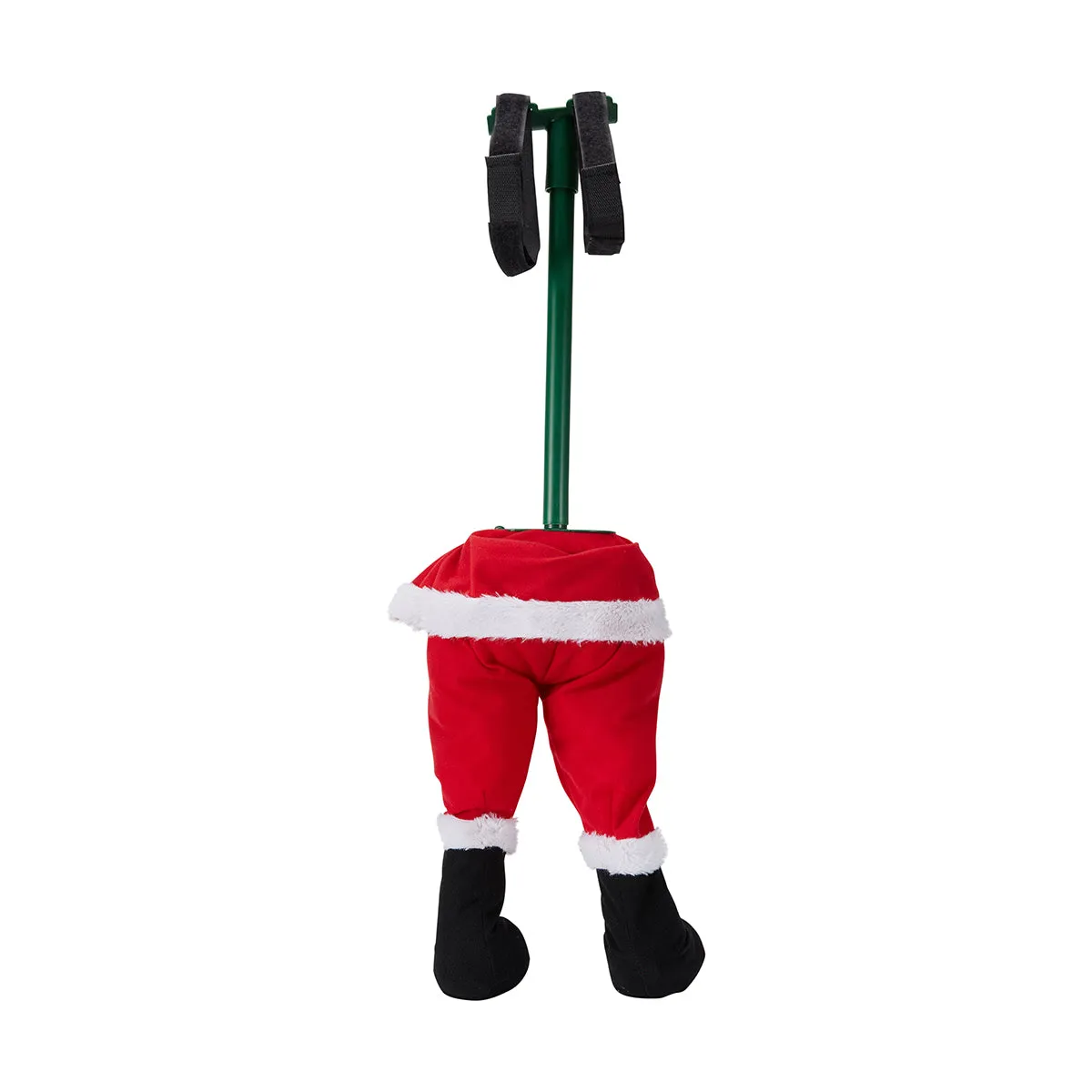 Animated Kicking Santa Legs - Red