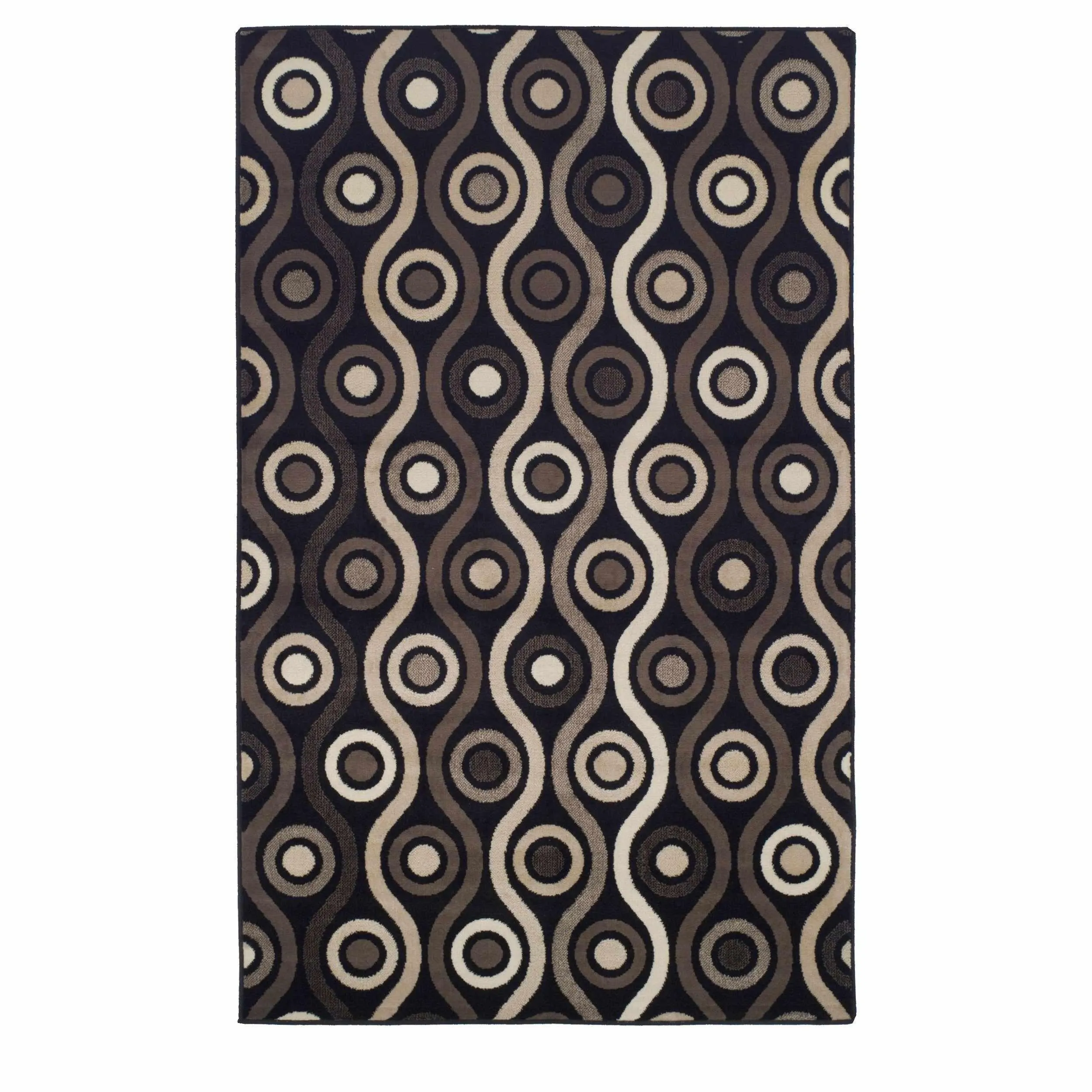 Archer Retro Inspired Area Rug or Runner Rug