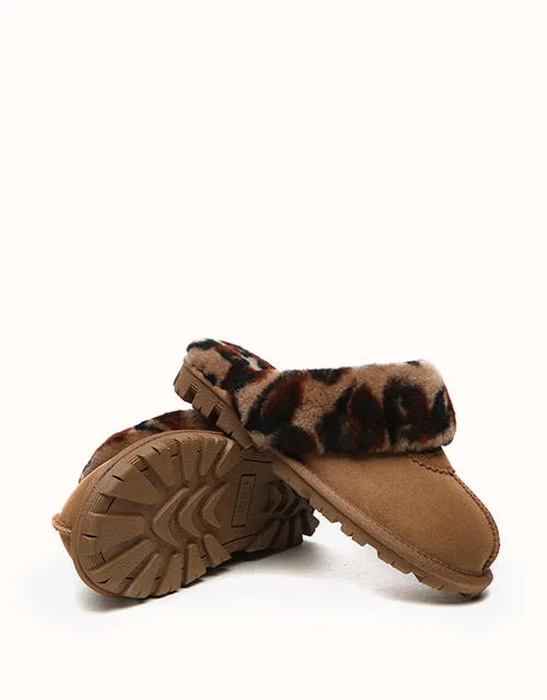 AUSTRALIAN SHEPHERD® Leopard Print Slipper