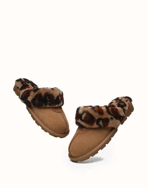 AUSTRALIAN SHEPHERD® Leopard Print Slipper