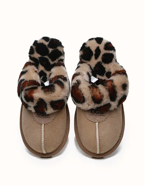 AUSTRALIAN SHEPHERD® Leopard Print Slipper