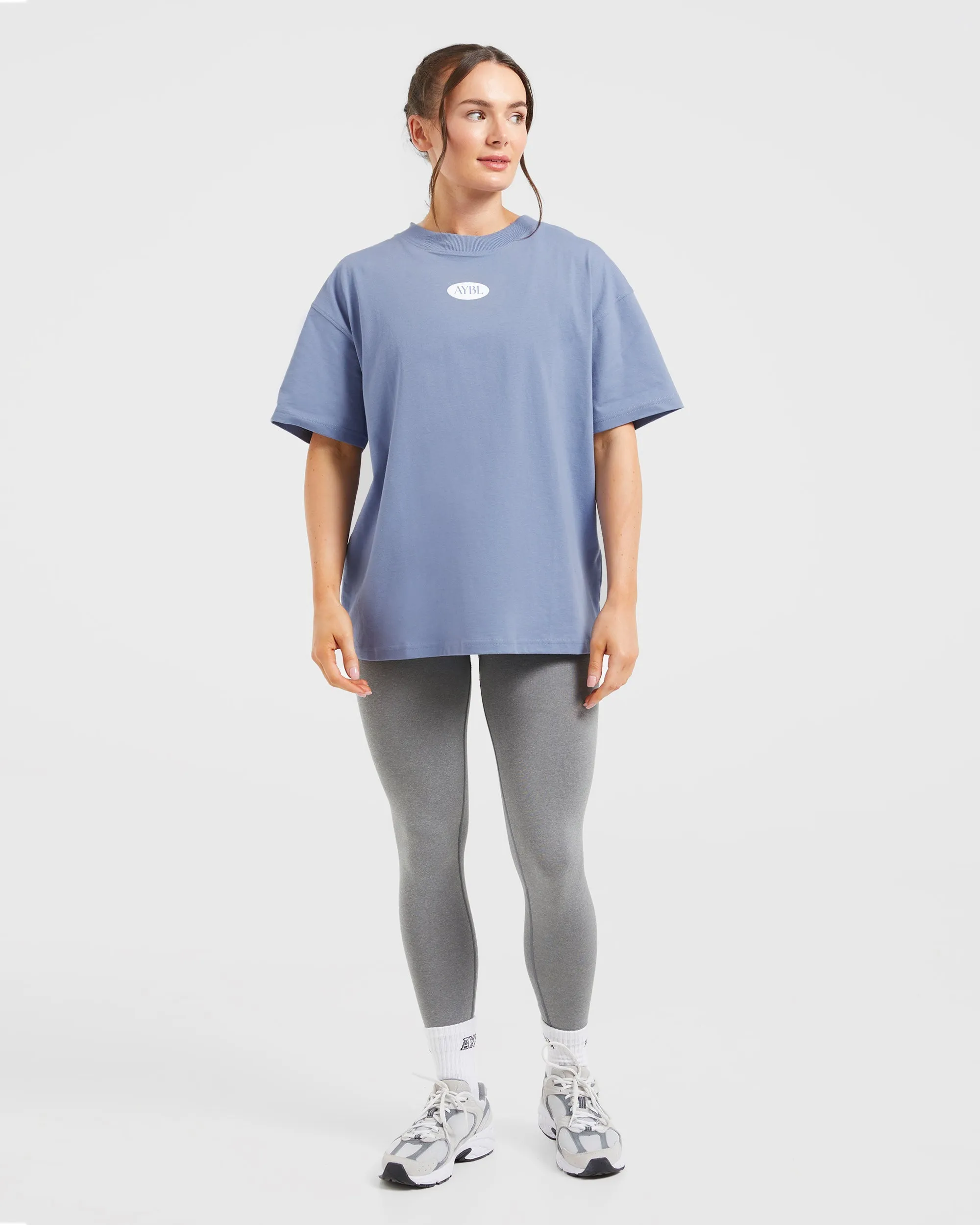 AYBL Lifestyle Oversized T Shirt - Cornflower Blue