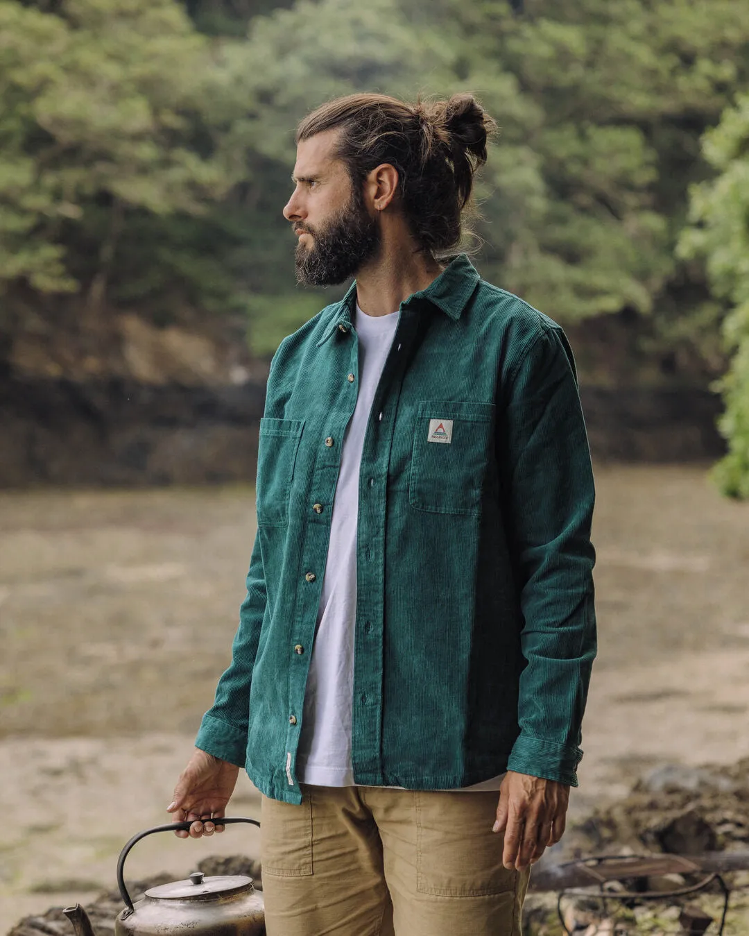 Backcountry Cord Shirt - Storm Green