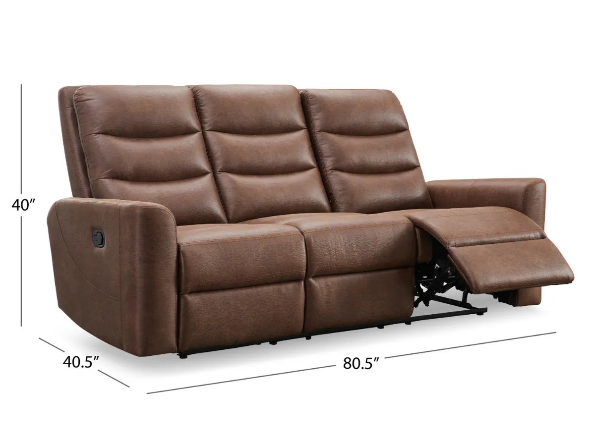 Bentley Fabric Manual Reclining Sofa