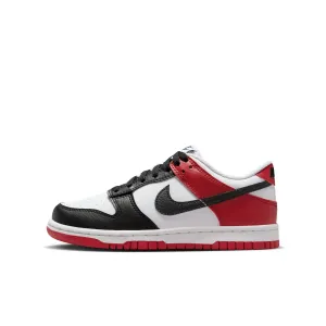 Big Kids Nike Dunk Low - GYM RED/BLACK-WHITE