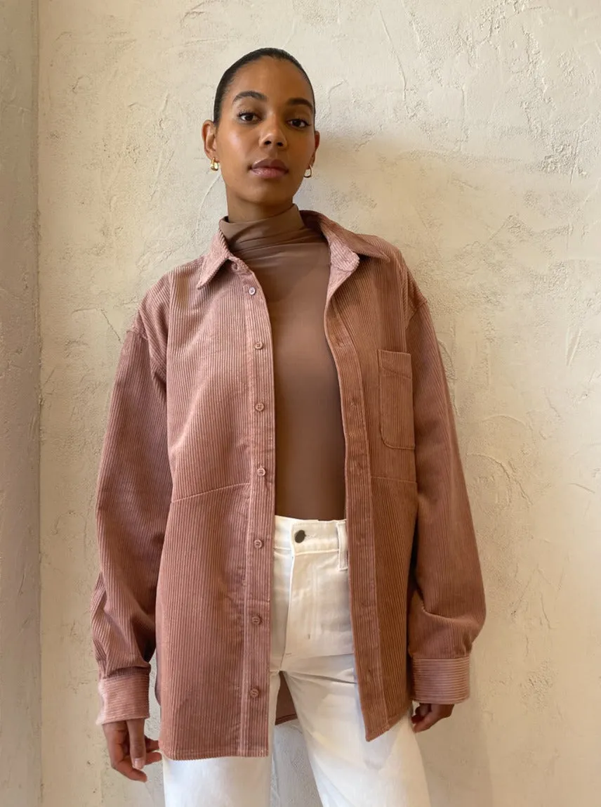 Blanca Calais Shirt in Dusty Pink