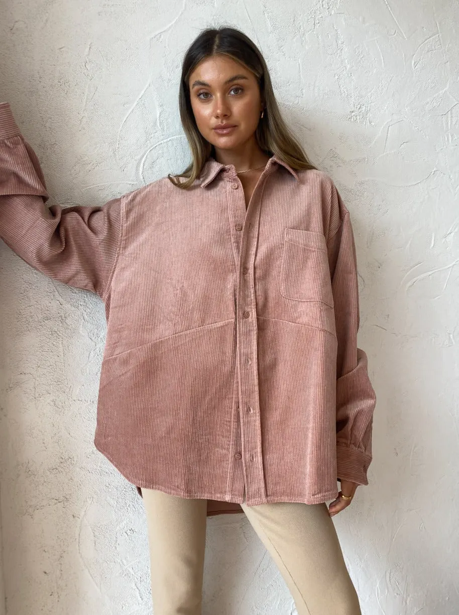 Blanca Calais Shirt in Dusty Pink