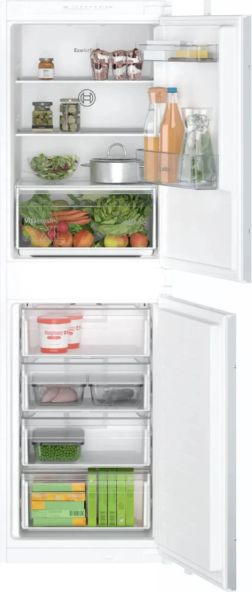 Bosch KIN85NSE0G Fully Integrated 50/50 Fridge Freezer Frost Free with Sliding Hinge