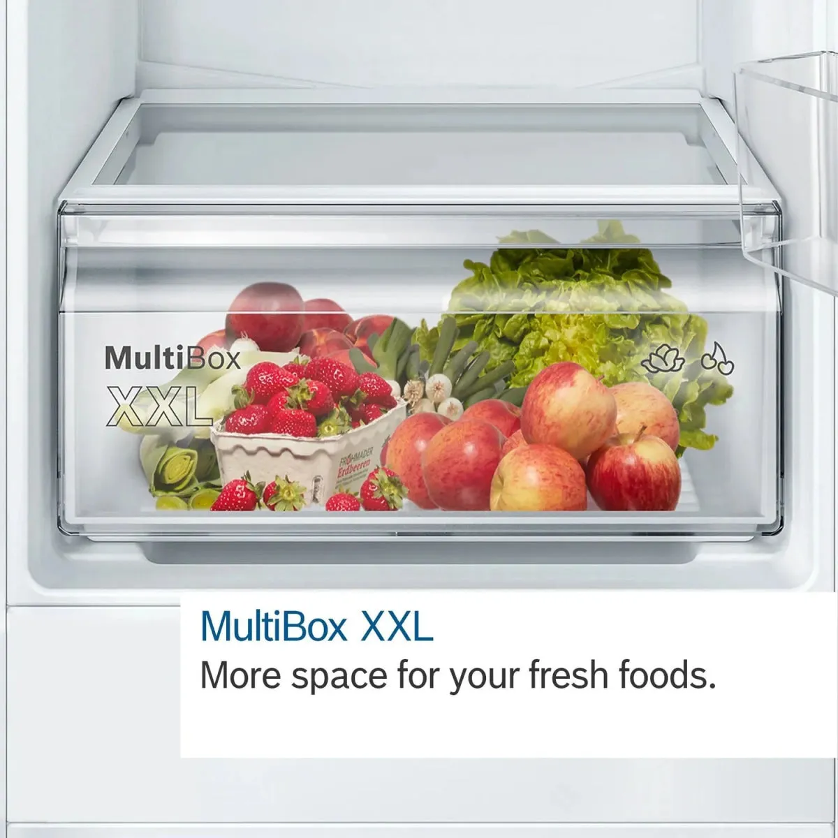 Bosch KIN85NSE0G Fully Integrated 50/50 Fridge Freezer Frost Free with Sliding Hinge