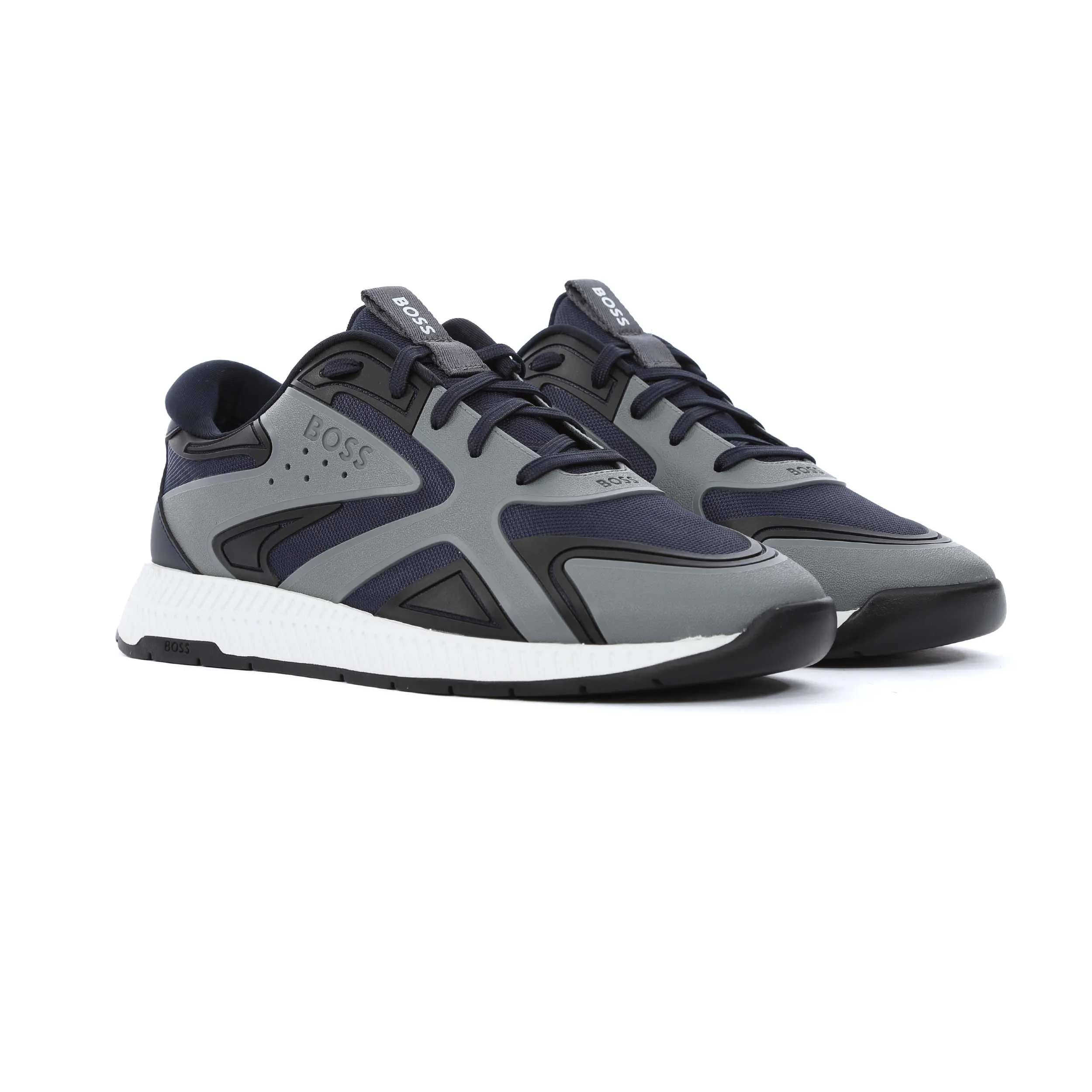 BOSS Titanium Runn thm Trainer in Navy