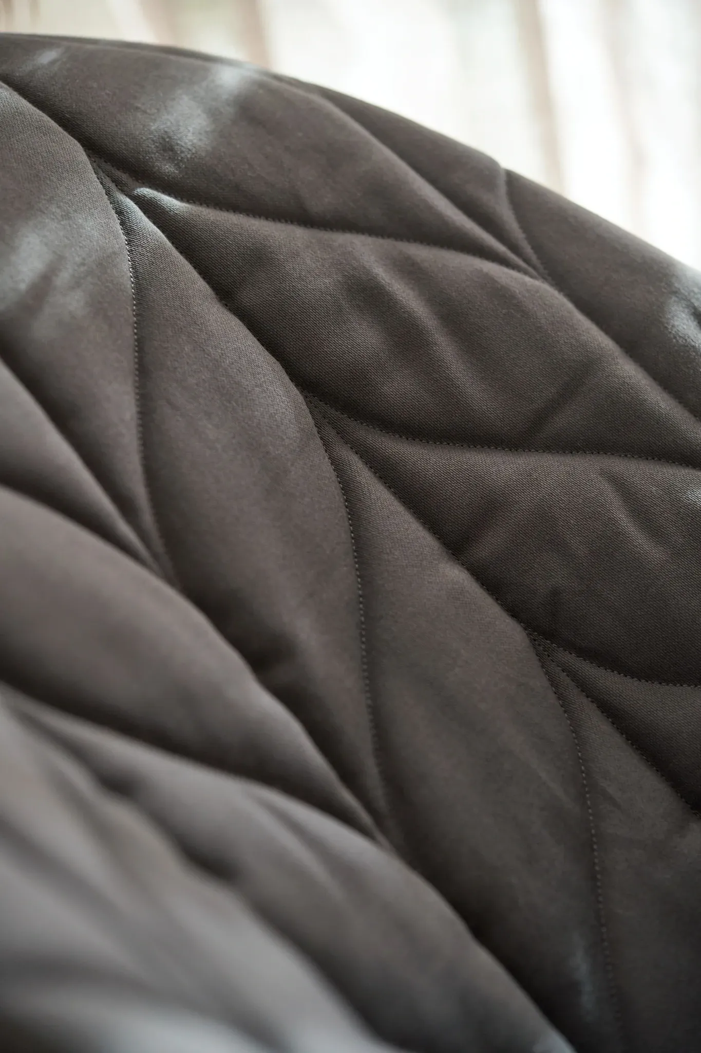 Bouncer Bliss Petal Quilt - Anthracite Cotton