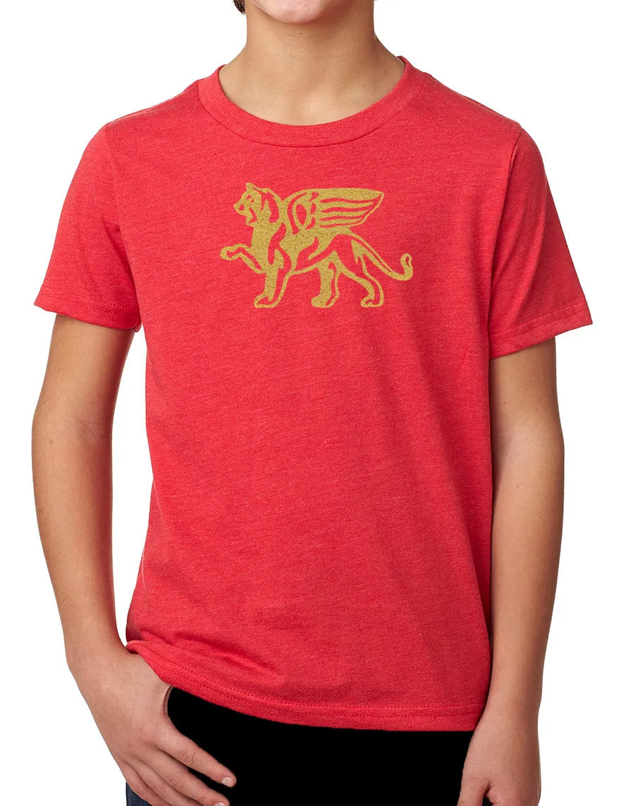 Boys Comfort Gold Lion Tee