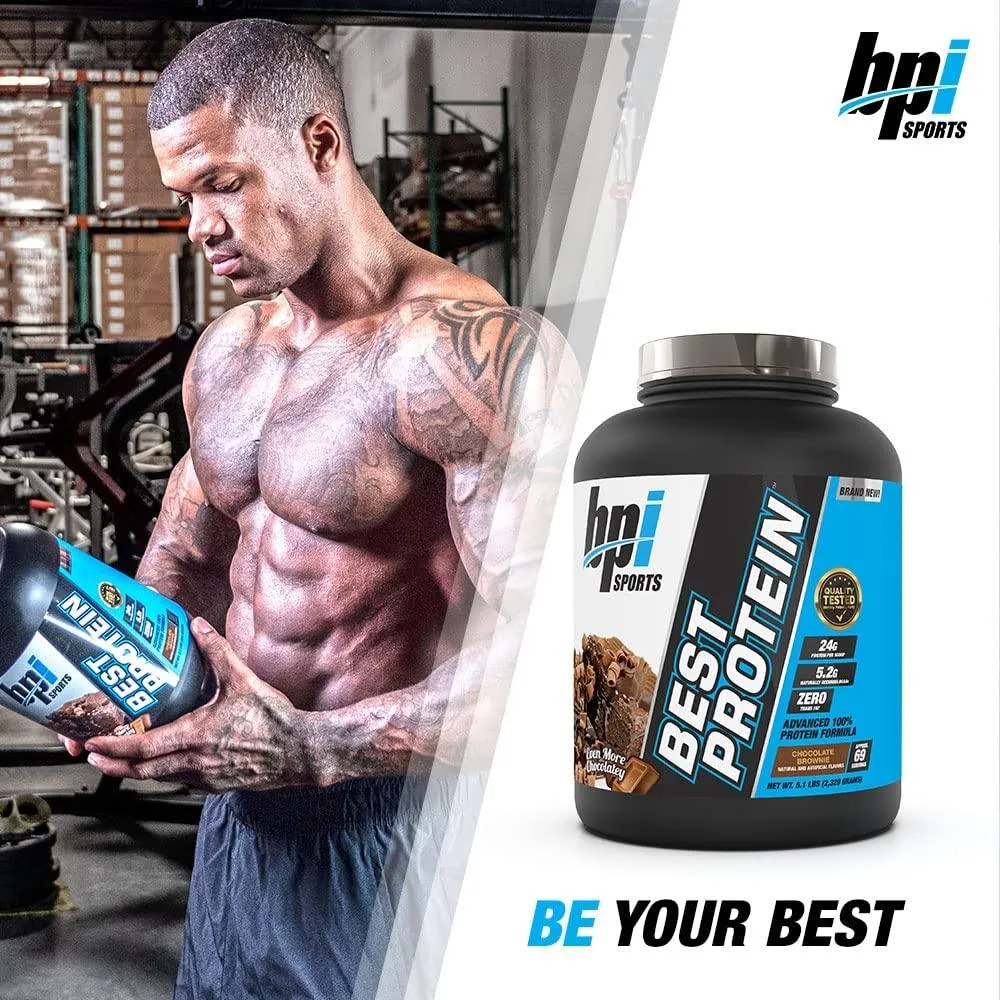 BPI Sports Best Protein, Chocolate Brownie, 5lb