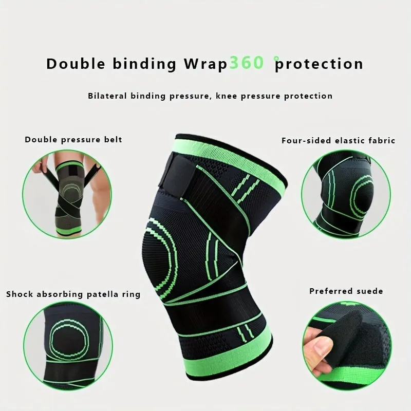 Breathable Compression Knee Brace for Support during Intense Activities