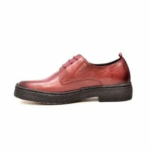 British Walkers Playboy Original Men's Burgundy Leather Low Top Oxfords