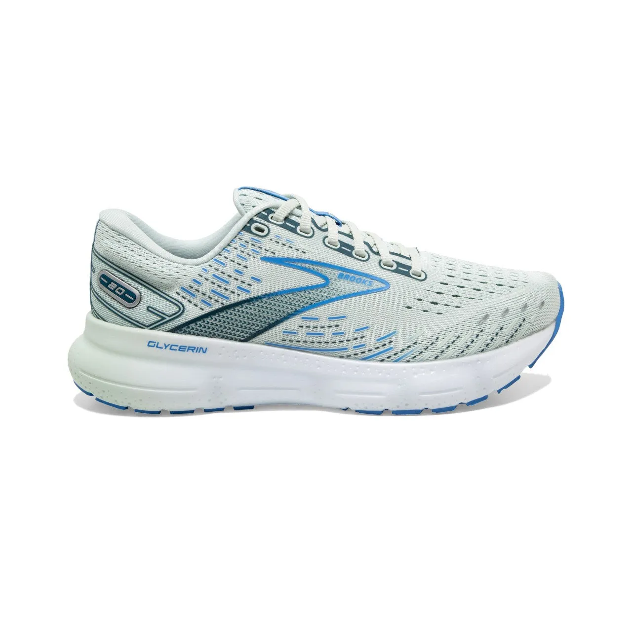 Brooks Glycerin 20 (Womens) - Blue Glass/Marina/Legion Blue