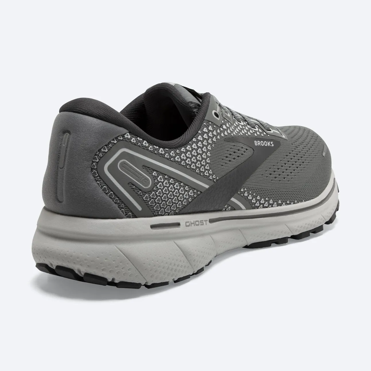 Brooks Mens Ghost 14- Grey/Alloy/Oyster (1103691D067)