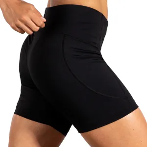 Brooks | Moment 5" Short Tight | Women's | Black