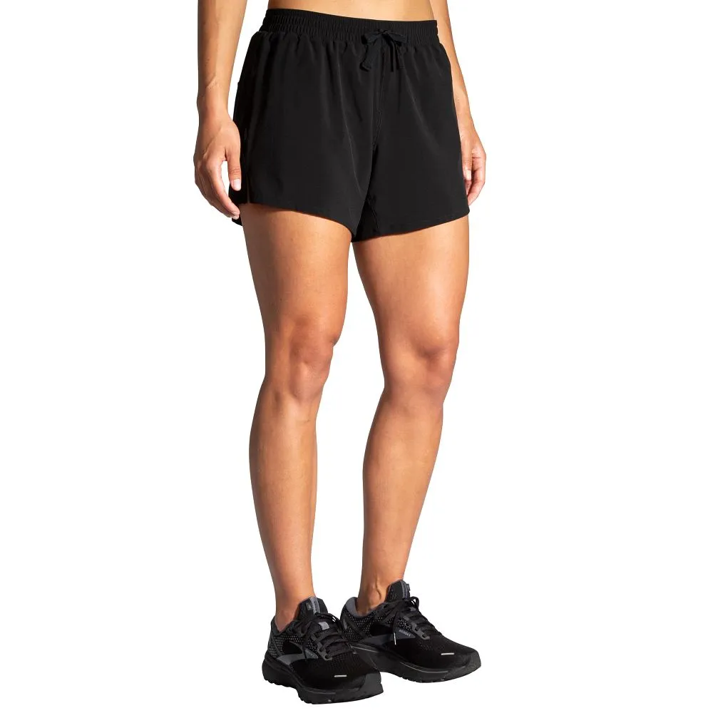 Brooks | Moment 5" Short | Women's | Black