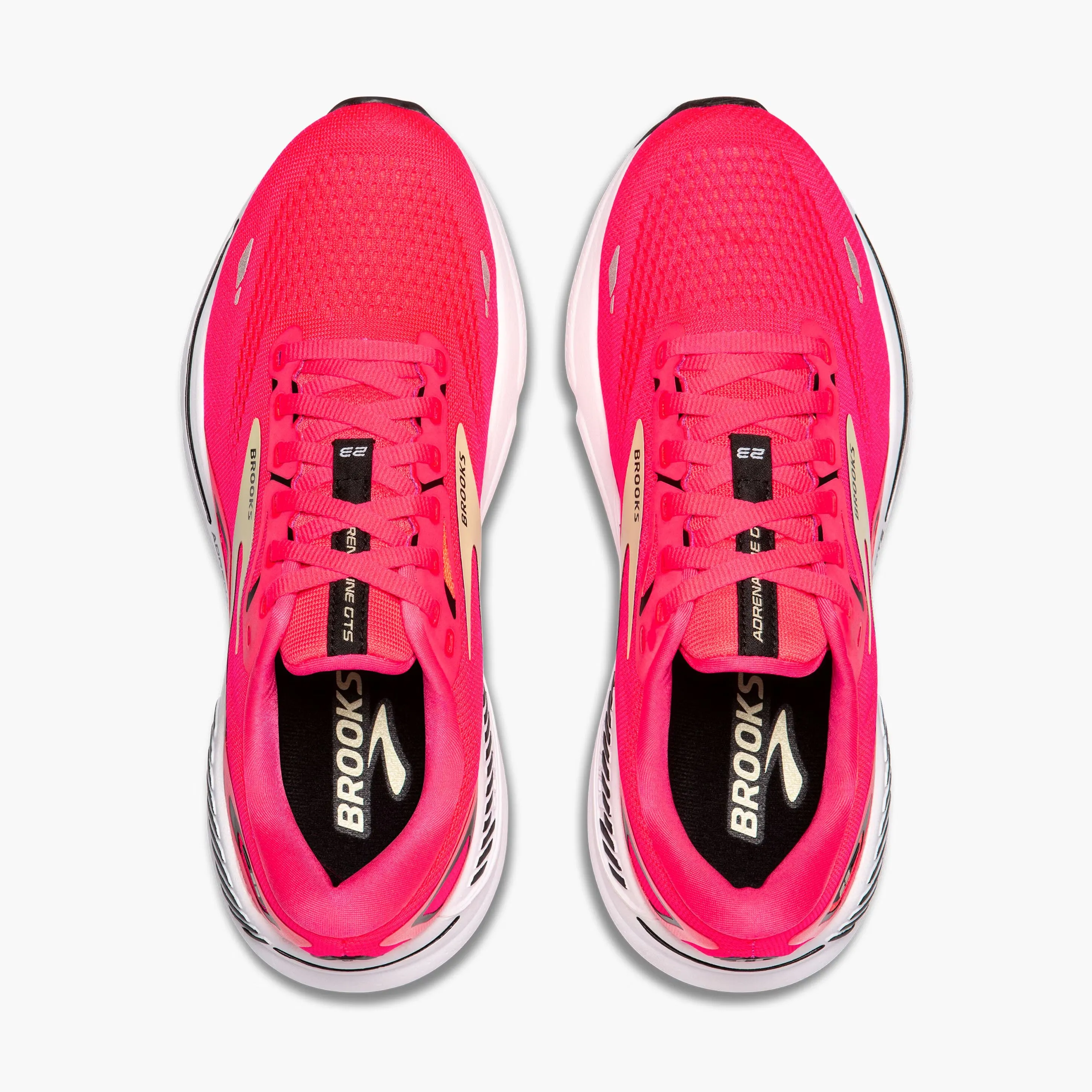 Brooks Women's Adrenaline GTS 23 Running Shoes Diva Pink / Yellow / Black