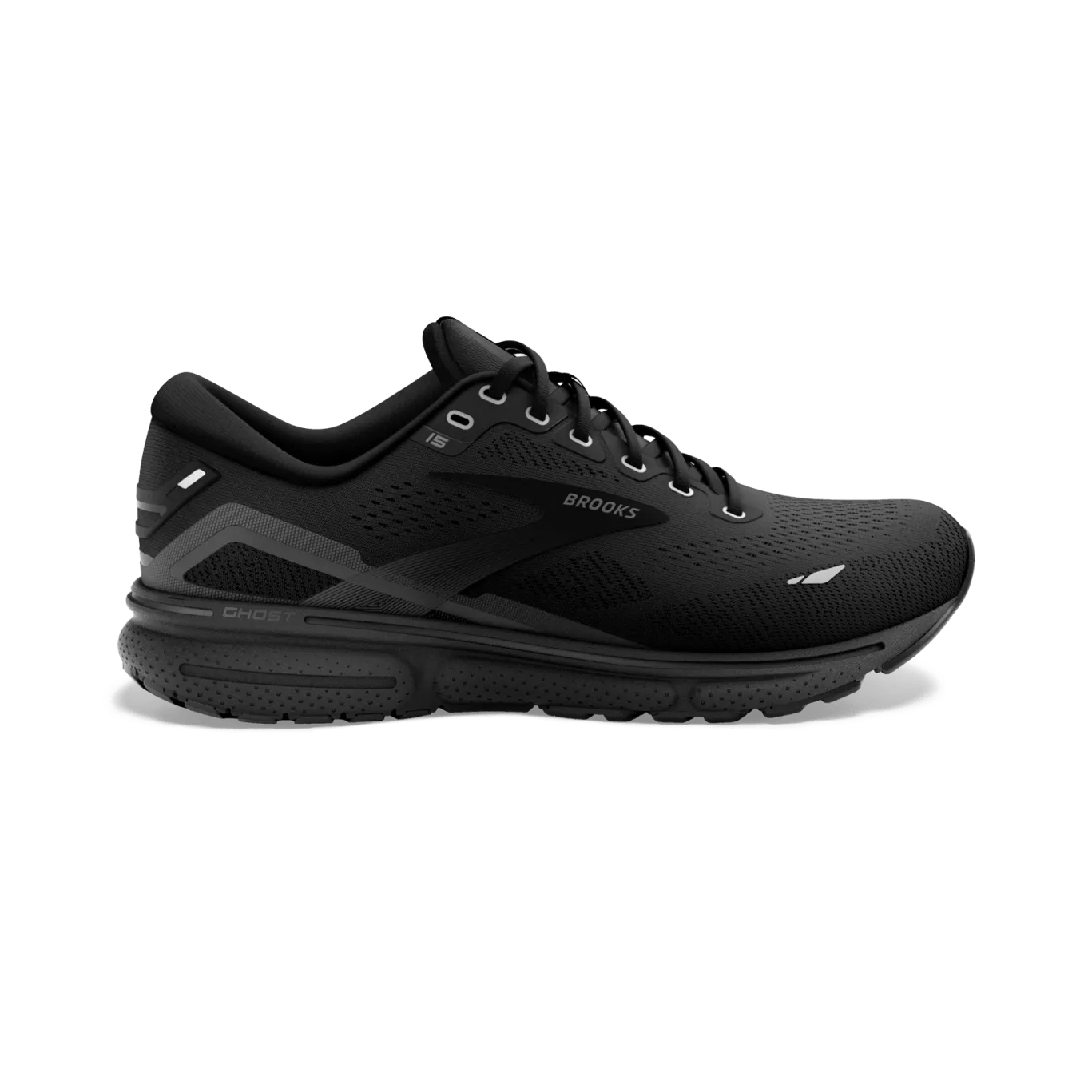 Brooks Womens Ghost 15 (D) Running Shoes Black