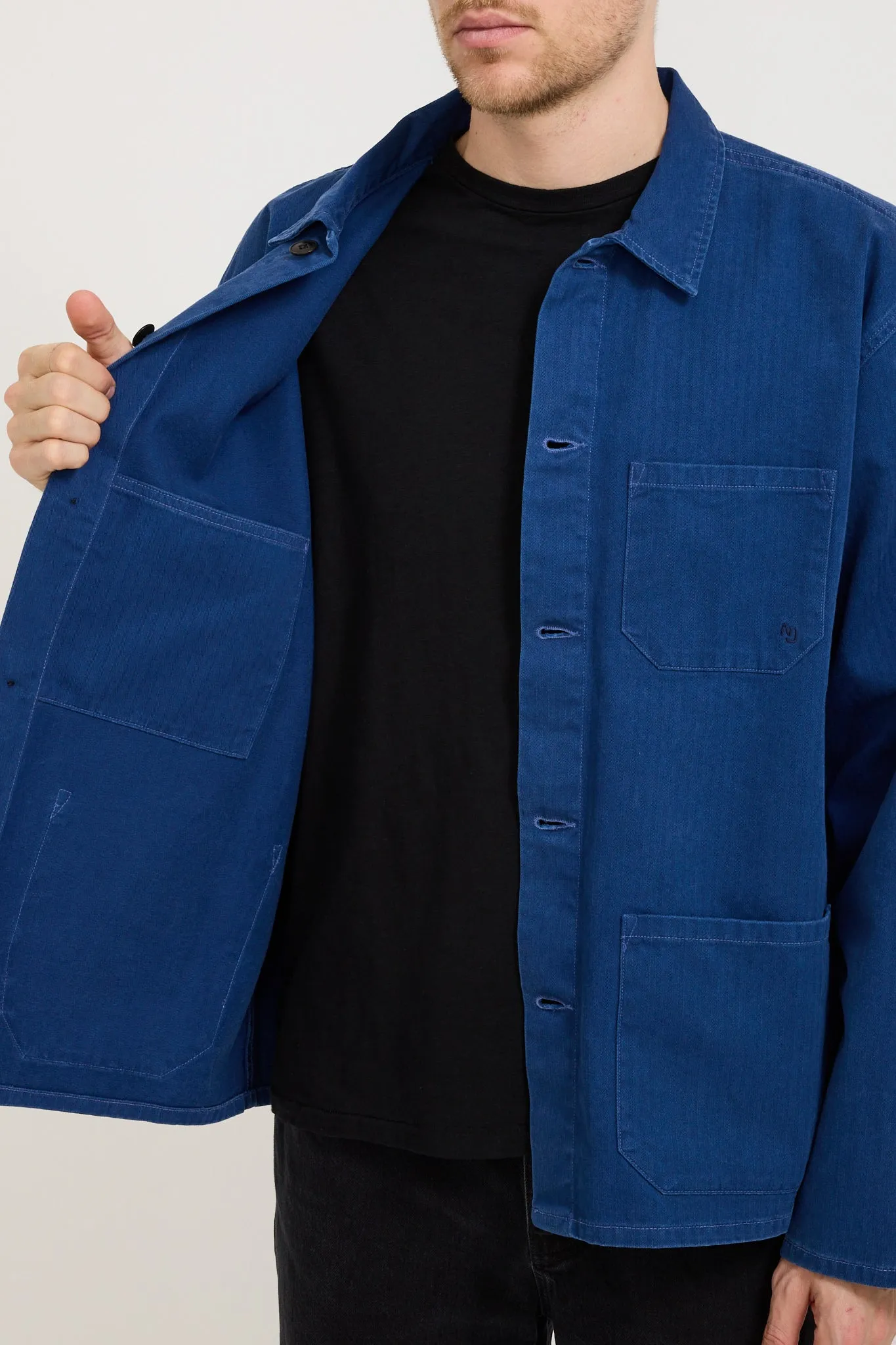 Buddy Herringbone Chore Jacket Blue