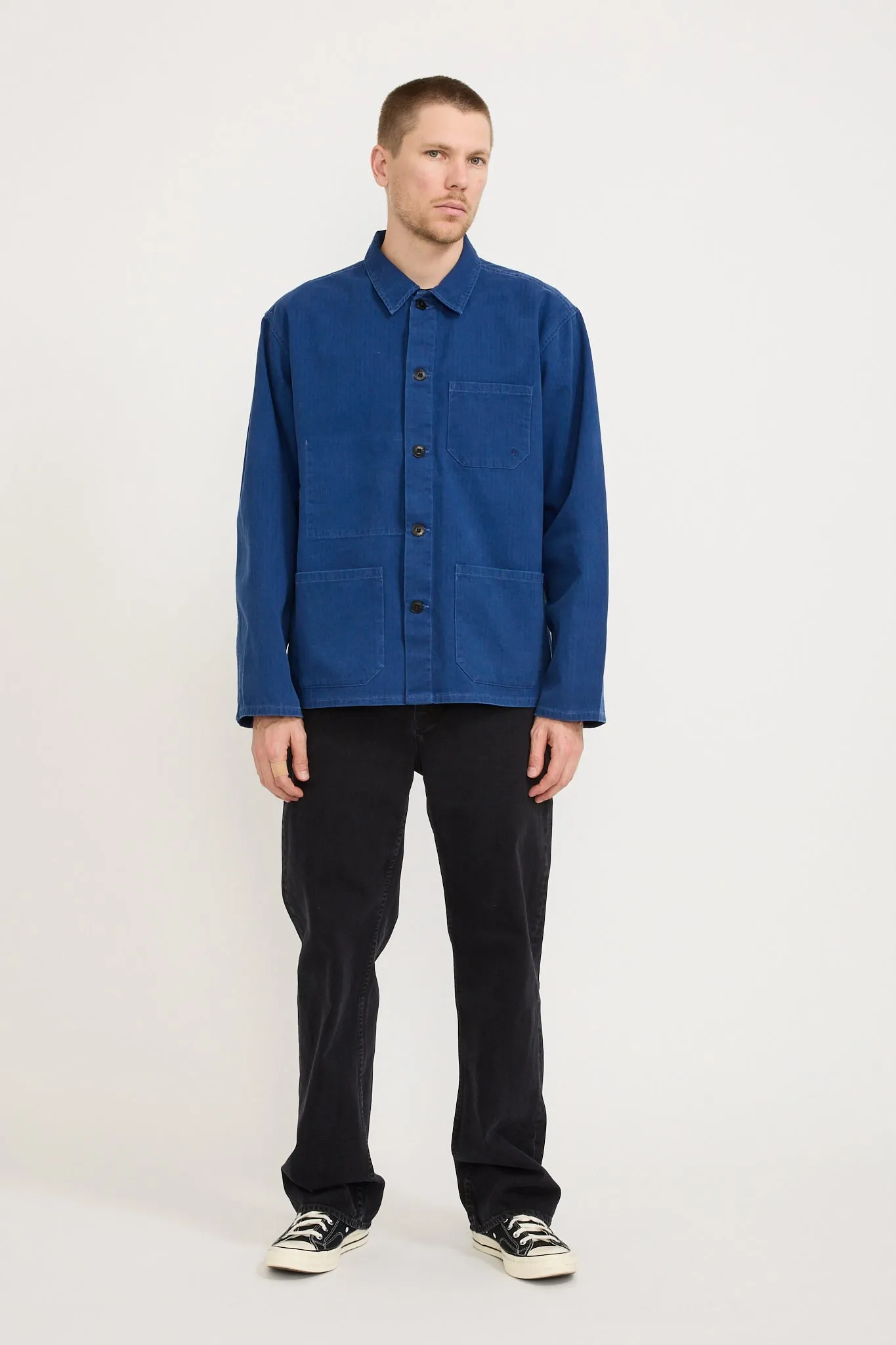 Buddy Herringbone Chore Jacket Blue