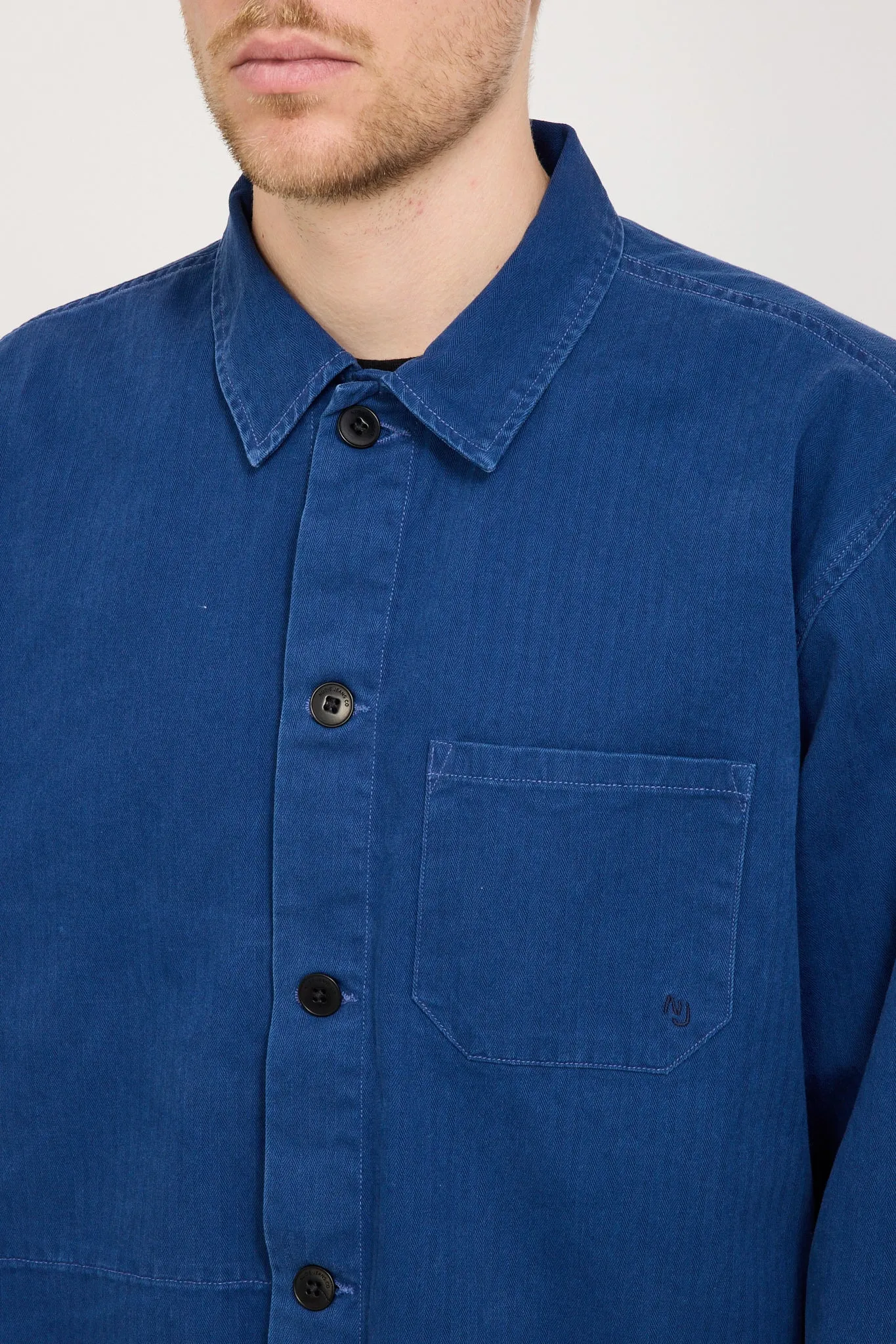 Buddy Herringbone Chore Jacket Blue