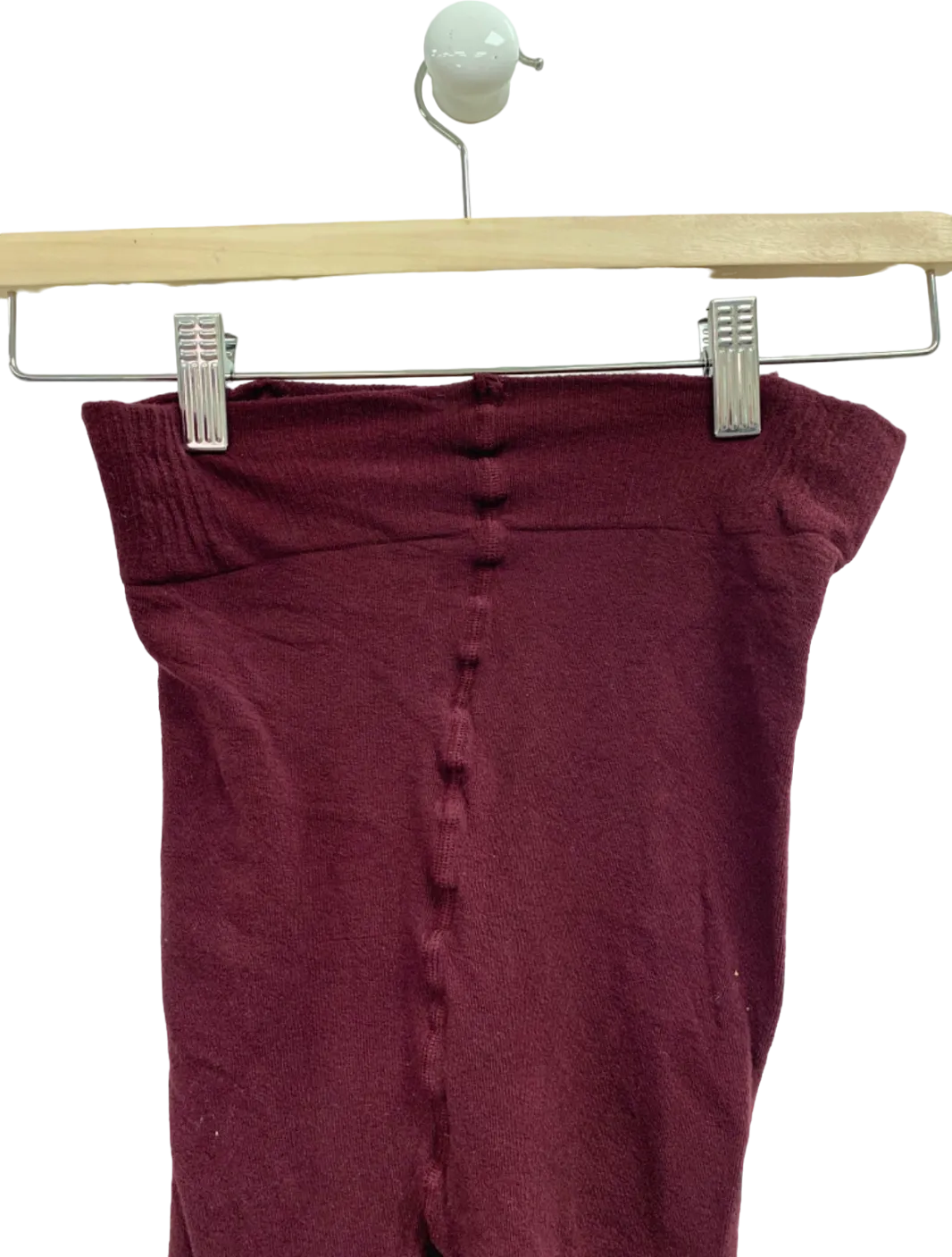 Burgundy Leggings UK M/L