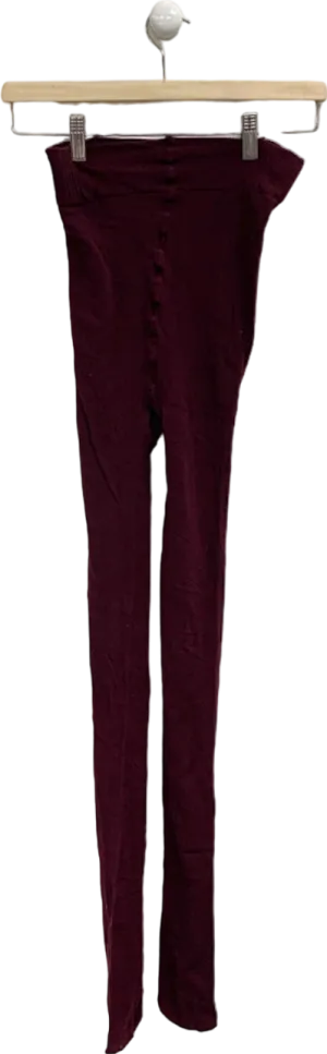 Burgundy Leggings UK M/L