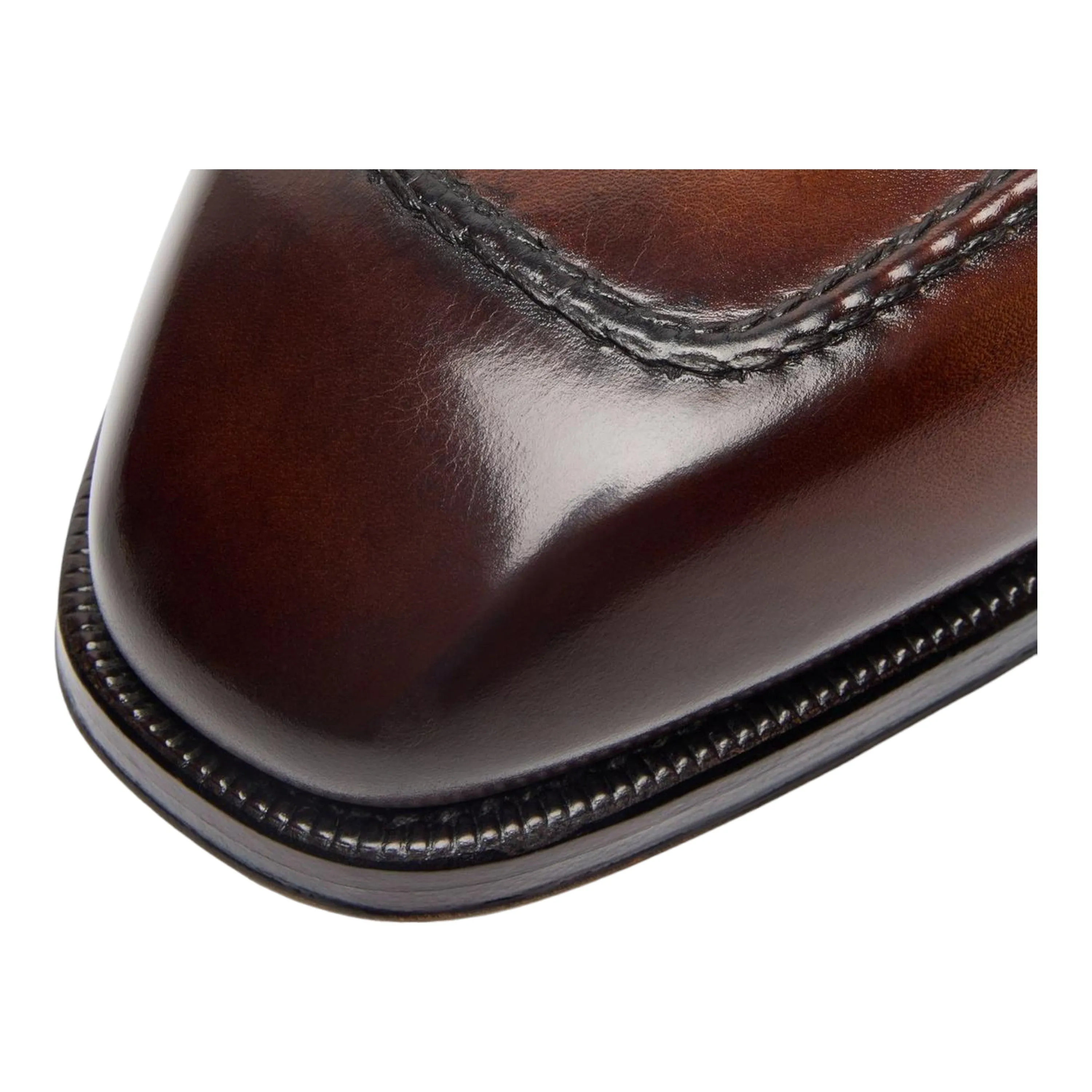 Burnished  Leather Elkan Twisted Band Loafer