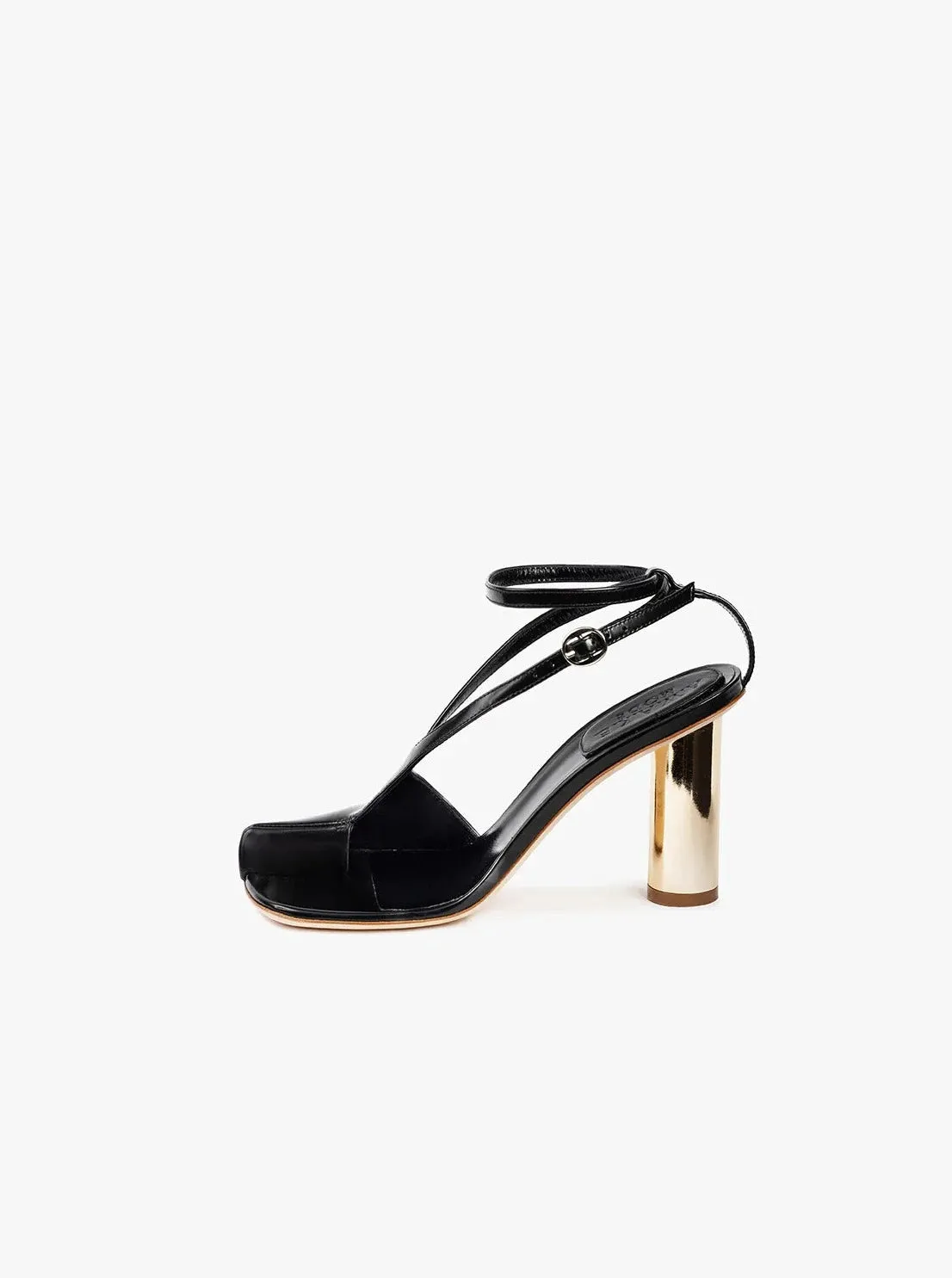 Christine Heels in Black Silver Gold by A.W.A.K.E. Mode