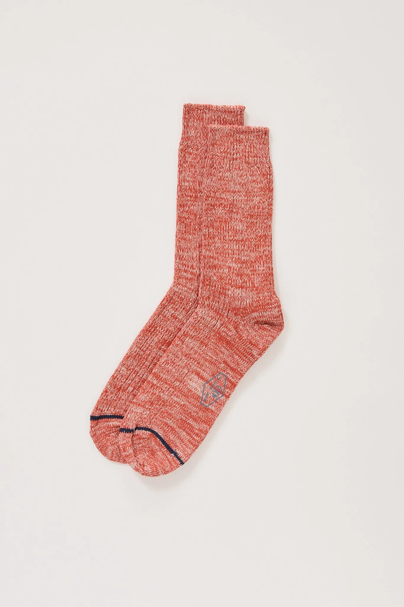 Chunky Socks Red Melange