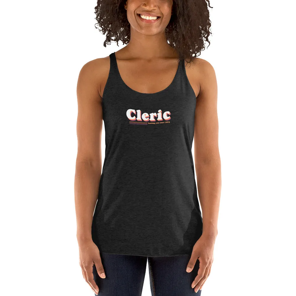 Cleric - Kicking it Old School Women's Racer-back Tank-top