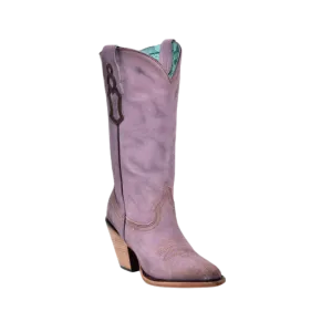 Corral Women's Lilac Embroidery Snip Toe Boots