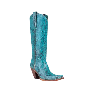 Corral Women's Python Tall Top Turquoise Boots